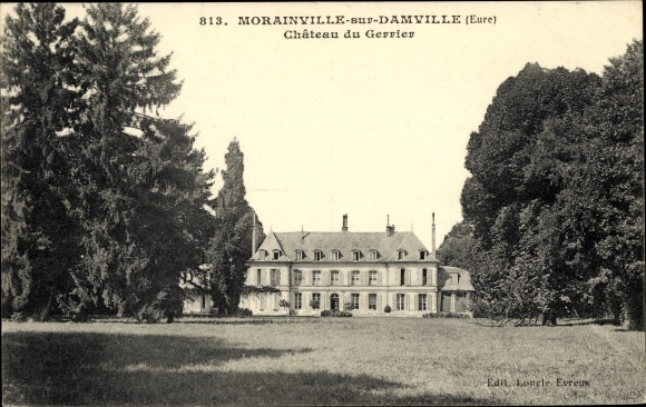 Postcard Morainville sur Damville Eure, The Castle of the Warrior