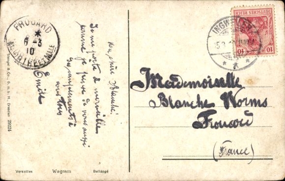Artist Postcard Bellangé, Hippolyte, Napoleon on the field, Wagram, Battle