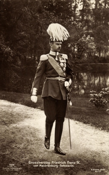 Ak Großherzog Friedrich Franz IV von Mecklenburg Schwerin, Portrait, Paradeuniform