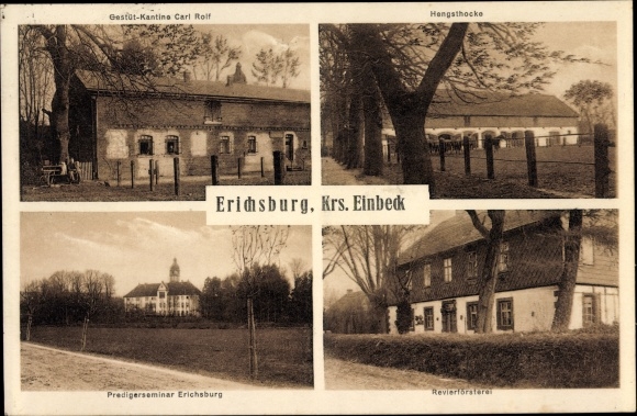 KP Erichsburg Dassel am Solling, seminarium duchowne, nadleśnictwo okręgowe, przysiad dla ogierów, stołówka stadniny