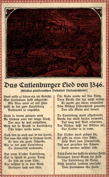 Pieśń KP Katlenburg Lindau w Dolnej Saksonii, Katlenburg Song 1346