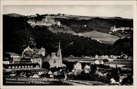 KP Waldbreitbach an der Wied, częściowy widok, Marienhaus, Antoniushaus, Sankt Josefshaus