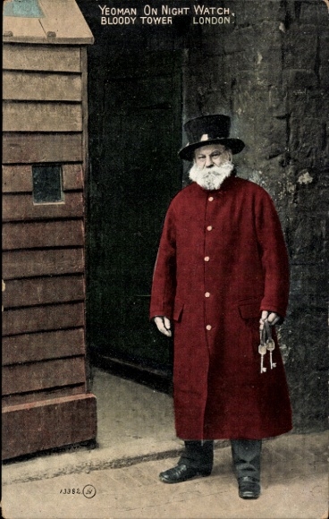 PC London City England, Yeoman Warders on Night Watch, Bloody Tower