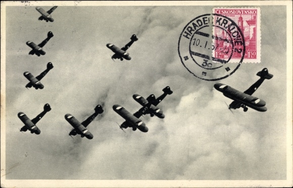 If From the activities of our military pilots, tschechoslowakische Militärflugzeuge, Formation