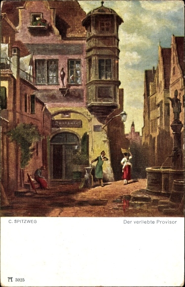 Artist PC Spitzweg C., The provisional in love