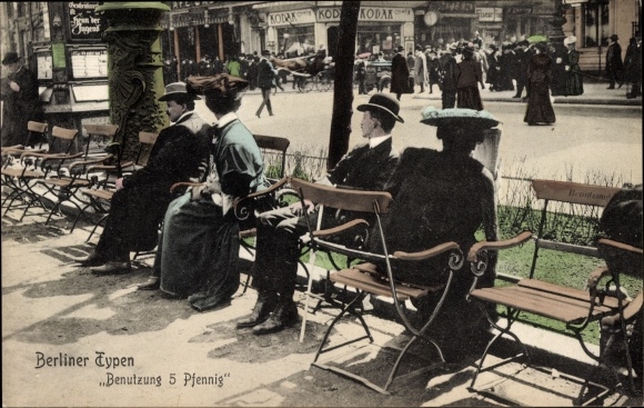 PC Berlin, Berlin types, use 5 Pfennig, seats, Kodak