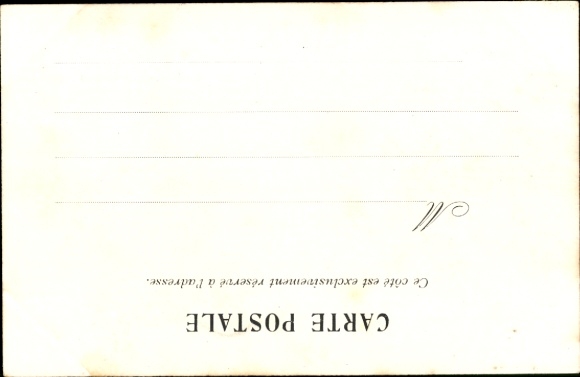 Artist Postcard Sirat, French politician Théophile Delcassé, caricature, polar bear, Dreyfus affair