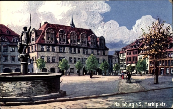 Artist PC Naumburg an der Saale, lot on the market square