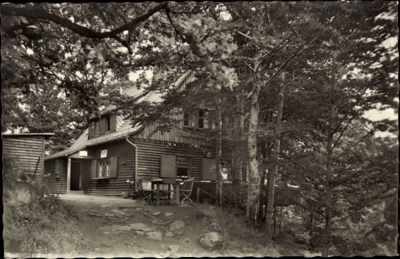 Postcard Kirchberg in Saxony, HO Gaststätte Anton Günther Berghaus