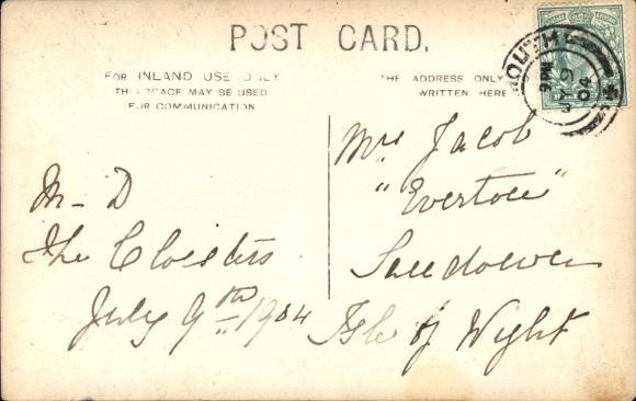 Photo Postcard Great Britain, general view, houses