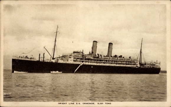 Ak-stoomboot SS Ormonde, Orient Line