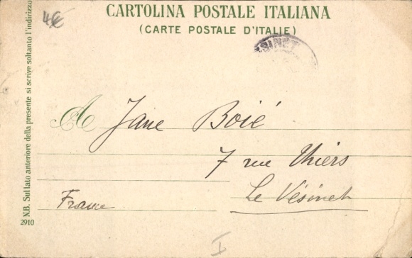 Postcard Pompeii Pompei Campania, Caserma dei soldati