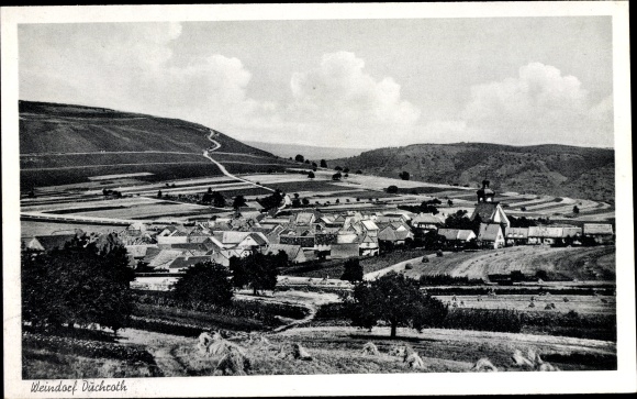 PC Duchroth in Rhineland-Palatinate, view of the town and surroundings
