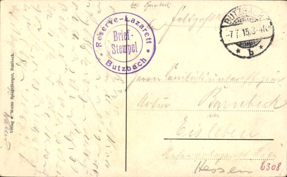 Postcard Butzbach im Taunus Hessen, Weisselerstraße