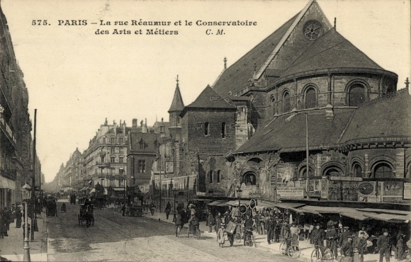 Ak Paris III, voormalige priorij van Saint-Martin des Champs, conservatorium voor kunst en ambachten