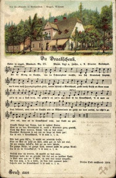 30 individual song cards, Anton Günther