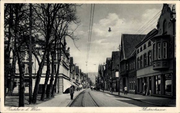 Postcard Rinteln an der Weser, Klosterstraße