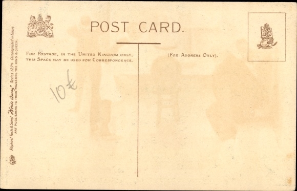 Artist Postcard Thackeray, Lance, Just in time to catch the post, Postman, Maid