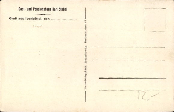 Postcard Isenbüttel Lower Saxony, Gasthaus Karl Stabel