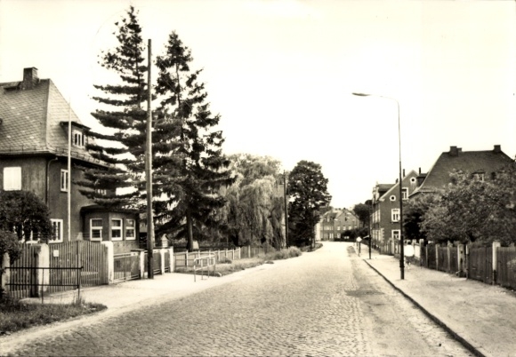 Postcard Sankt Egidien in Sachsen, Bahnhofstraße