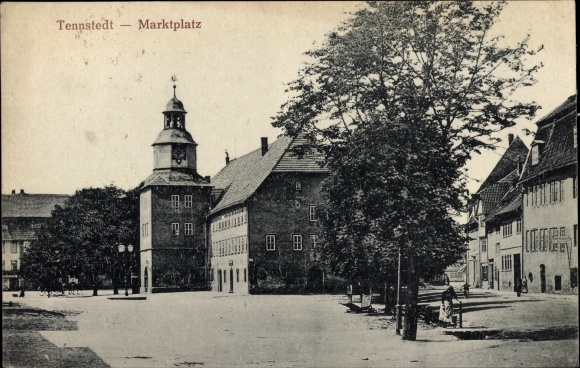 PC Bad Tennstedt in Thuringia, market square