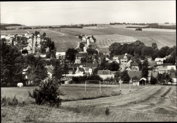 Postcard Crottendorf in the Ore Mountains, view of the city