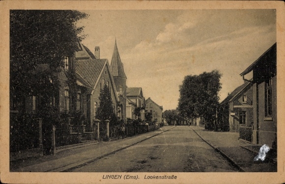Ak Lingen im Emsland, Lookenstraße