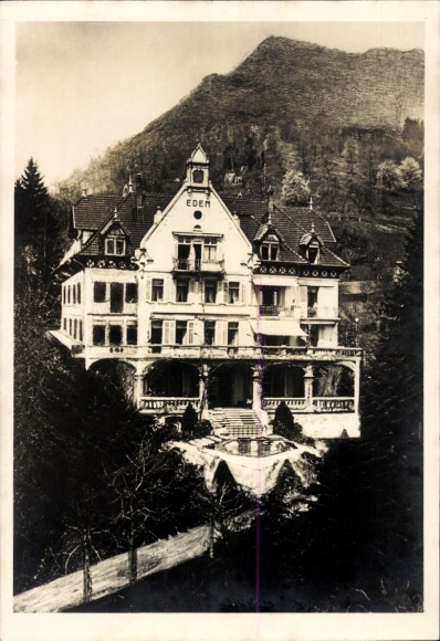 Ak Weggis Kanton Luzern, Hotel Eden