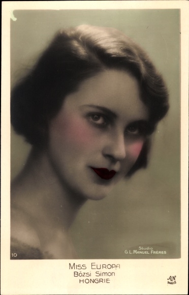 PC Miss Europe, Bozsi Simon, Hongrie, portrait of a woman