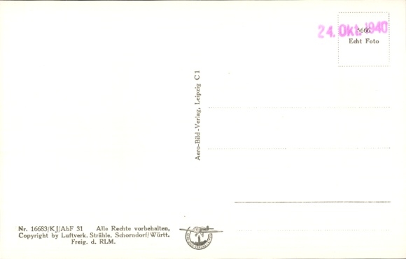 Postcard Weigenheim in Middle Franconia, Castle Frankenberg, aerial photograph, Frankenberg economy