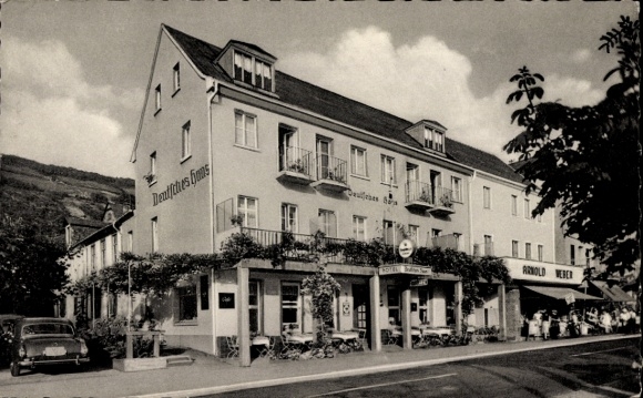Postcard Kamp Bornhofen am Rhein, Hotel Deutsches Haus