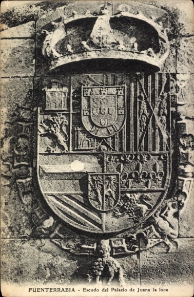 KP Hondarribia Fuenterrabia Kraj Basków, herb Palacio de Juana la loca, Fuenterrabia