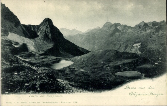 Ak Oberstdorf im Oberallgäu, Rappensee, Allgäuer Alpen