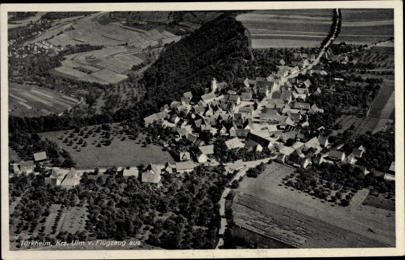 Ansichtkaart Türkheim in Zwaben, luchtfoto
