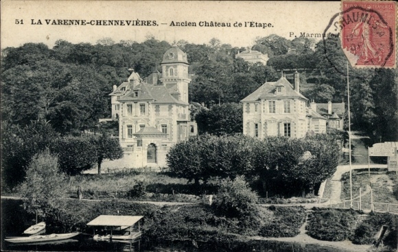Ak La Varenne Chennevières Saint-Maur-des-Fossés Val de Marne, Ancien Chateau de l'Etape