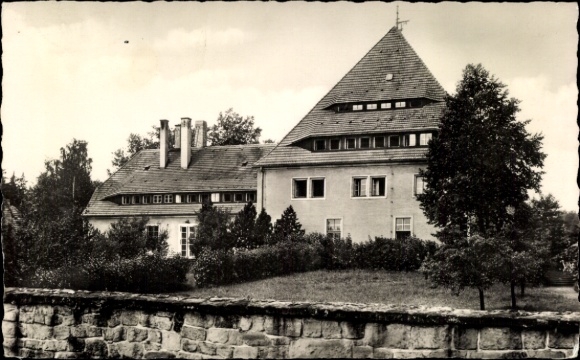 Postcard Grillenburg Tharandt in the Ore Mountains, Elsa Fenske-Heim