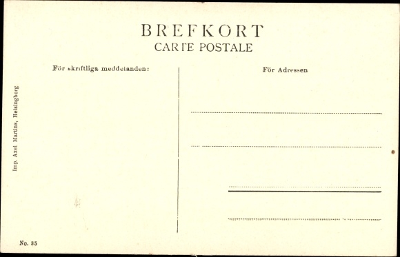 Postcard Mölle Schweden, Kullens lighthouse, Leuchtturm