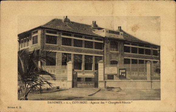 Ak Cotonou Dahomey Benin, Agence des Chargeurs Reunis