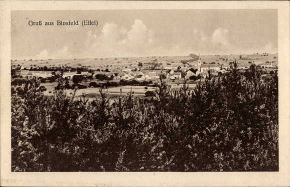 Ak Binsfeld in der Eifel, Gesamtansicht