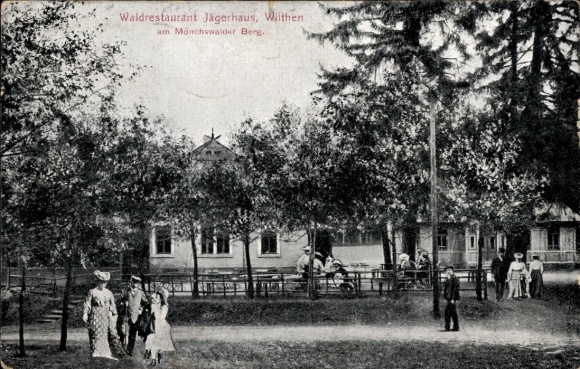 Ak Wilthen im Kreis Bautzen Sachsen, Waldrestaurant Jägerhaus, Mönchswalder Berg