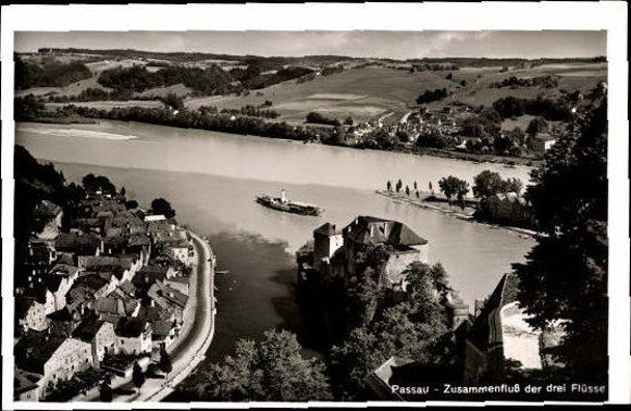 10 old PCs Passau in Bavaria, various views
