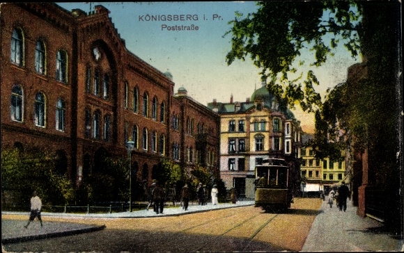 PC Kaliningrad Königsberg East Prussia, Poststrasse, tram