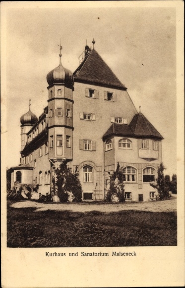 Postcard Kraiburg am Inn, Kurhaus and sanatorium Malseneck