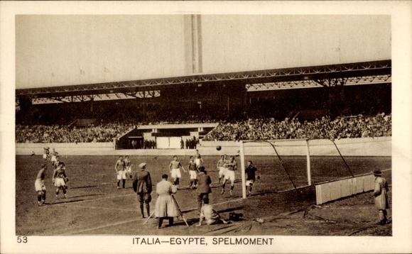 PC Amsterdam, Olympic Games 1928, football match Italy Egypt