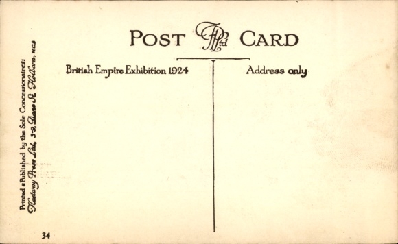 PC Greater London, British Empire Exibition 1924, Gold Coast Building, Nigeria Buildings