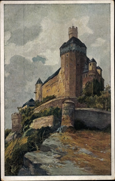 Artist PC Schulze, HR, Braubach am Rhein, Marksburg