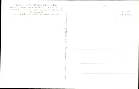 PC Mayschoß an der Ahr, Hotel Pension Jakob Koch, partial views of the town, bridge
