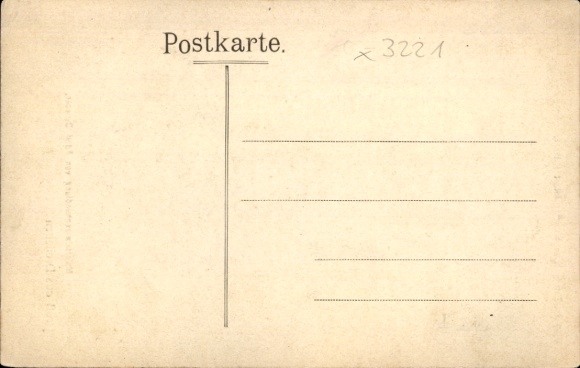 Postcard Dreileben in Saxony-Anhalt, Inn Zum goldennen Stern, Commercial Building Adolf Denecke