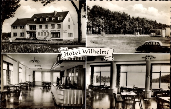 Ak Auderath in de Eifel, Hotel Wilhelmi, rijksweg 259