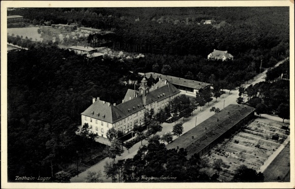 PC Zeithain in Saxony, military training area, aerial photo